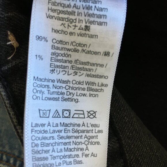 MADEWELL Dark Gray The Curvy Vintage Jean 5 Pocket Logo Hardware Jeans - Picture 4 of 12